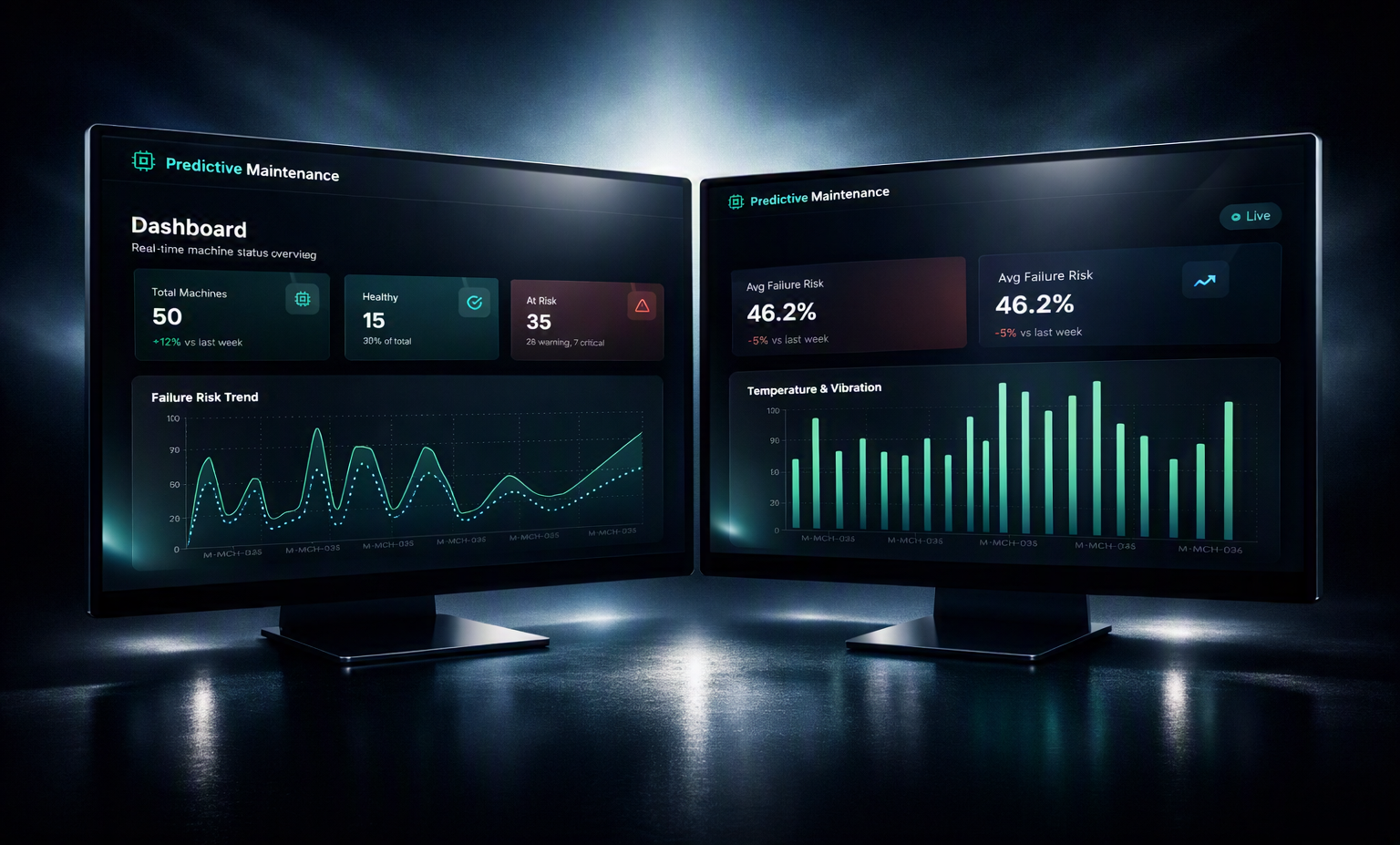 Dashboard — AI-powered predictive maintenance platform