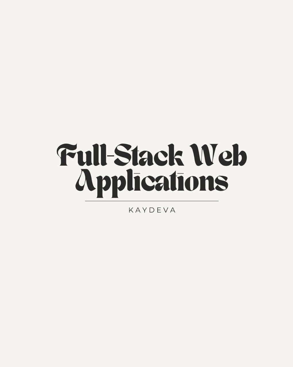 Full-Stack